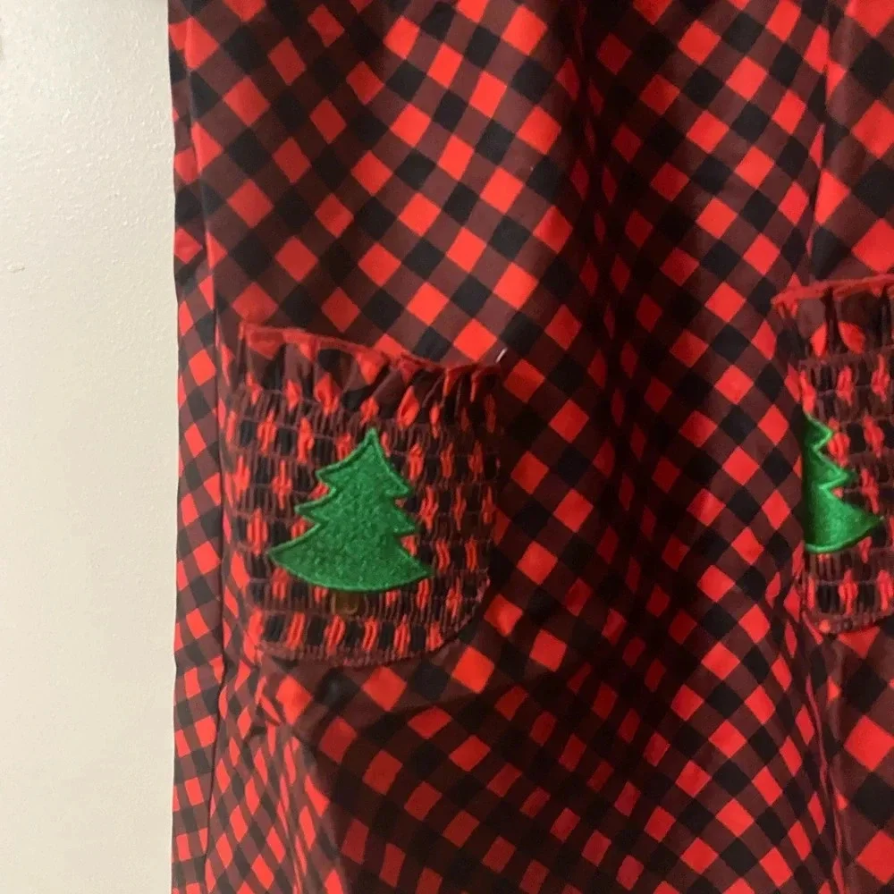 New Buffalo Plaid Smocked Christmas Dress